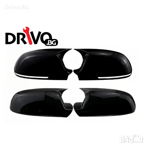 Черни Batman Капаци за Огледала за АUDI A3 8P A4 A5 B8 B8.5 A6 A8 Q3, снимка 1