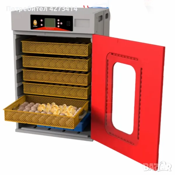 Напълно автоматичен инкубатор за 400 яйца, снимка 1