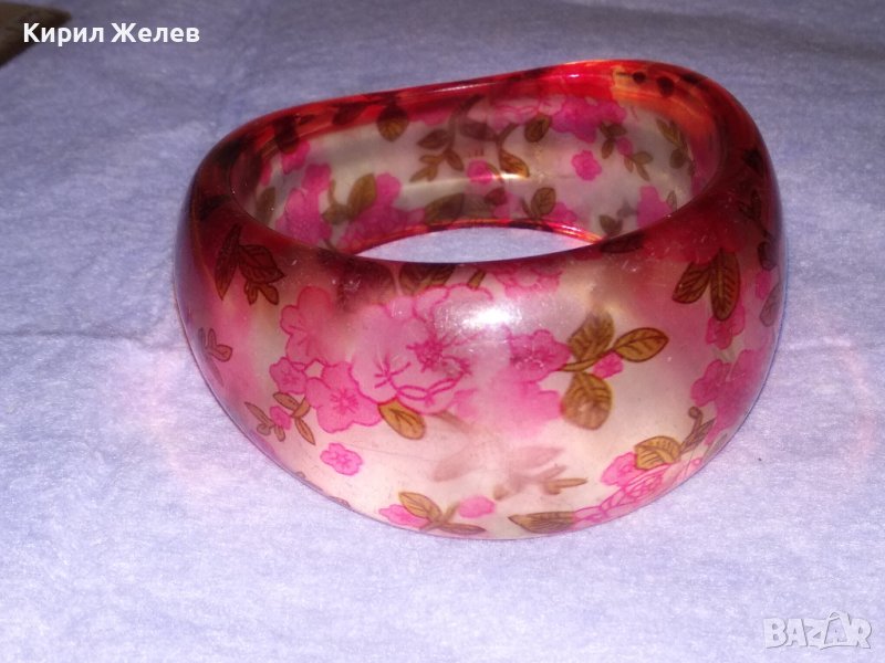 ПРЕКРАСНА ФЛОРАЛНО УКРАСЕНА МОДНА АРТ ГРИВНА 16999, снимка 1