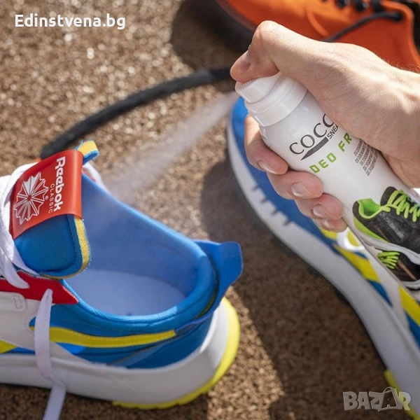 Coccinè Sneakers Deo Fresh Дезедорант със сребърни и силициеви нано частици, 150 ml, снимка 1