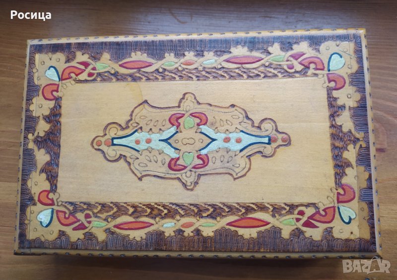 Дървена кутия за цигари , снимка 1