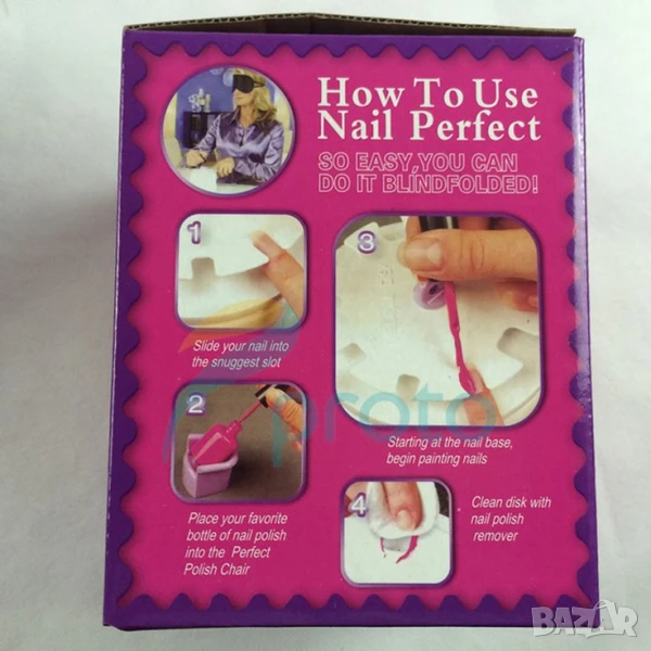 Уред за перфектен маникюр с 200 броя ваденки, снимка 1