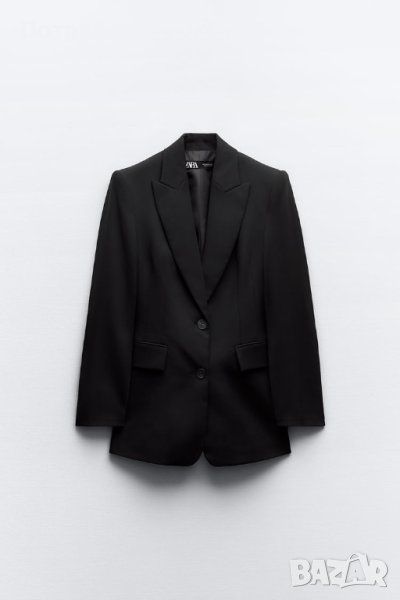 Дамско черно оувърсайз сако Zara , снимка 1