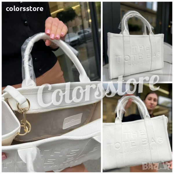 Бяла чанта Marc Jacobs Tote Bag кодVK103H, снимка 1