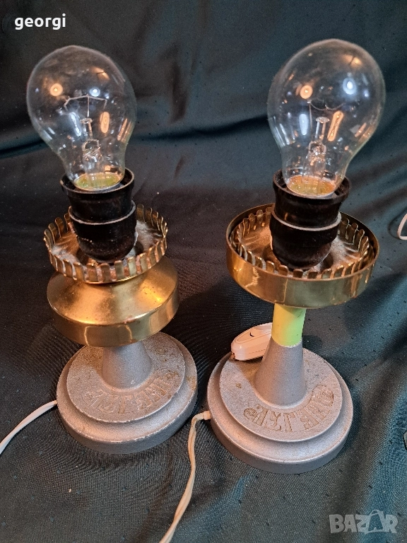 ретро съветски настолни лампи Луган 30/5, снимка 1