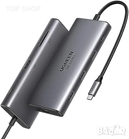 Нова USB C докинг станция с 4K60Hz HDMI USB-C и USB-A портове, снимка 1