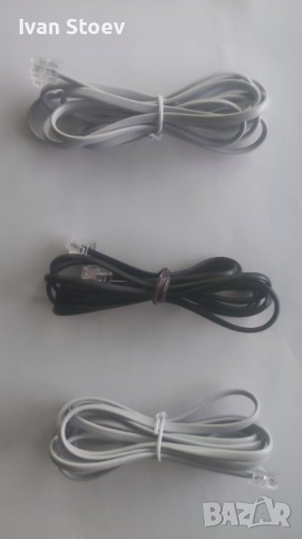 RJ кабели - RJ11, RJ14 и RJ25, снимка 1