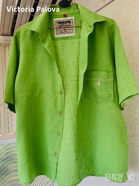 Супер красива риза SIGNUM 100% лен Германия, снимка 1