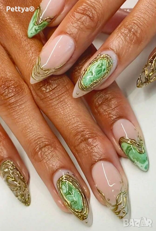 Изкуствени нокти 24бр. №25, снимка 1