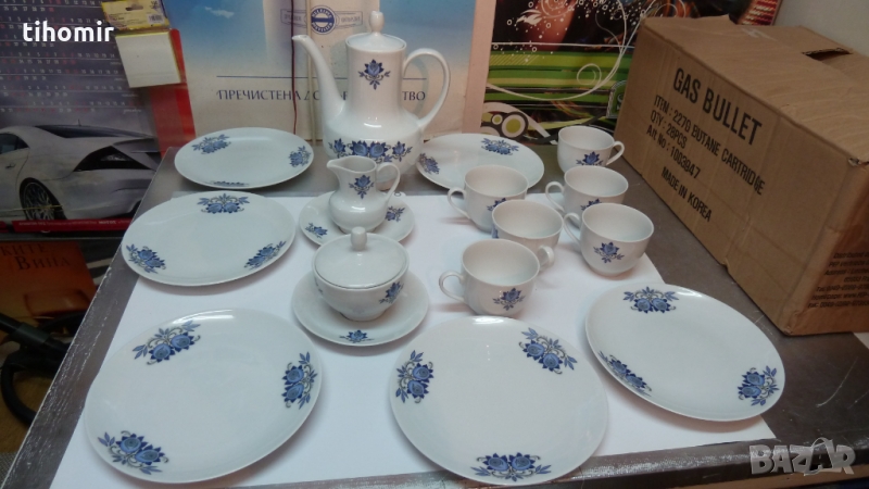 Баварски порцеланов сервиз за кафе, снимка 1