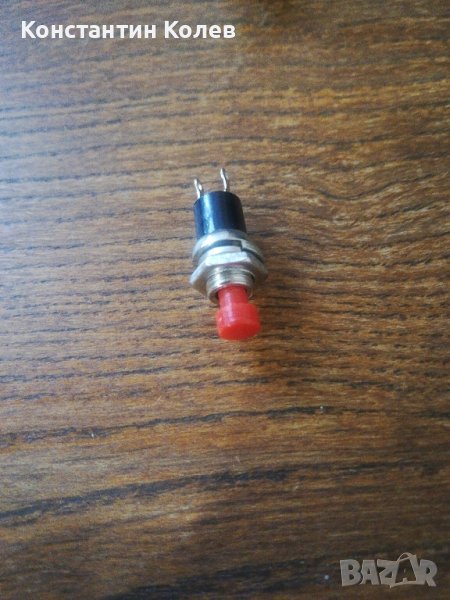 Бутон, без задържане Ф7мм, 250v, 1A, снимка 1