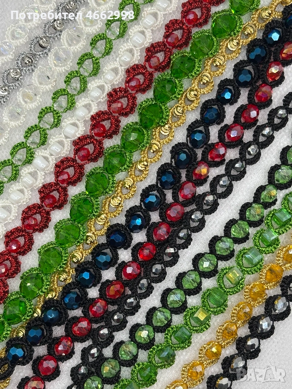 Ръчно изработени гривни Фриволите техника Цветове по избор, снимка 1