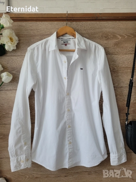 Бяла риза TOMMY HILFIGER , снимка 1