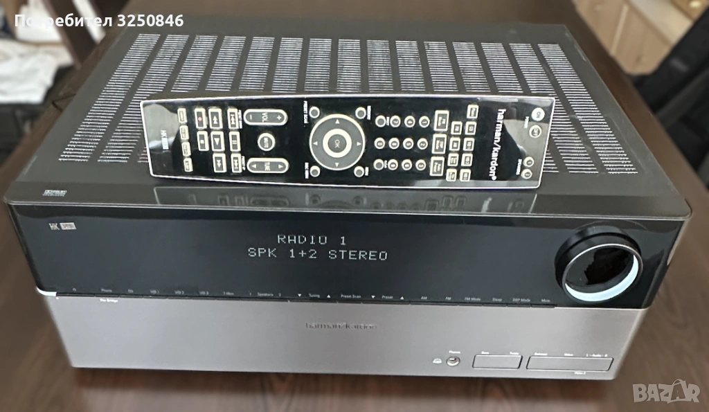 Harman Kardon HK 3490 – Мощен Стерео Ресивър с DAC | 120W | Пълен комплект, снимка 1
