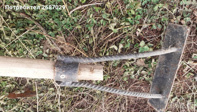 Направен по поръчка инструмент за борба с трева, вид мотика, плоскорез (4), снимка 1