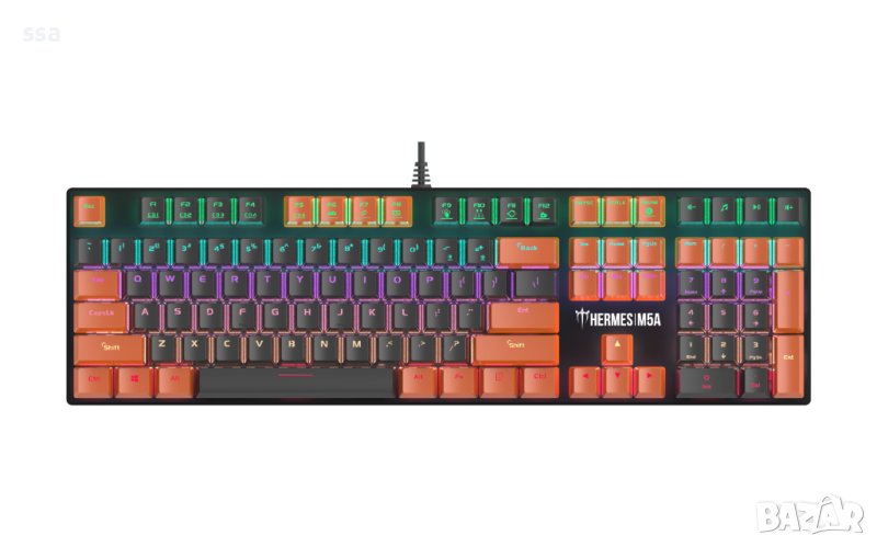  Gamdias механична клавиатура Gaming Keyboard Mechanical - HERMES M5A, снимка 1