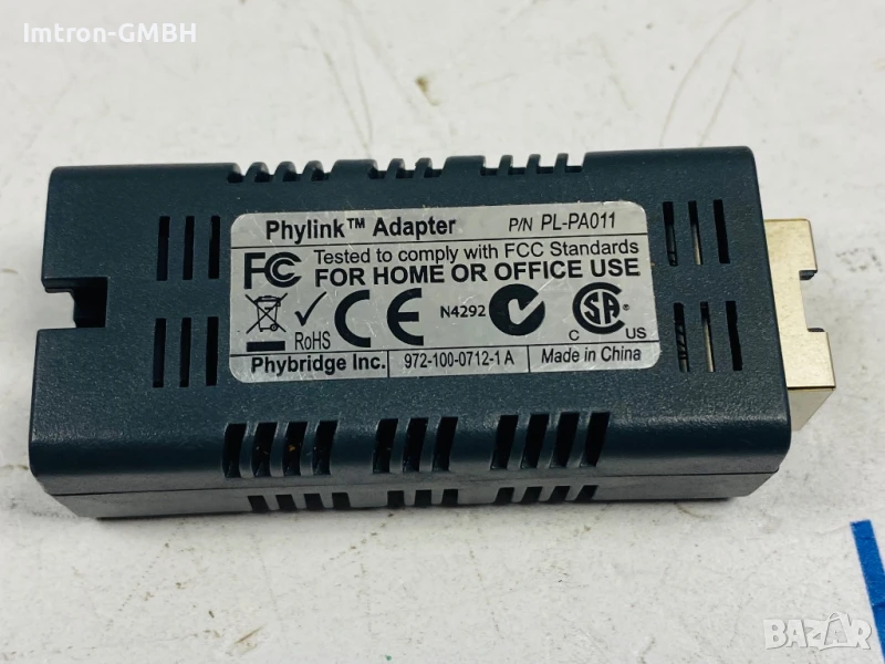 PL-PA011 Phylink адаптер 10Mb LAN медия конвертира RJ11 към RJ45, снимка 1