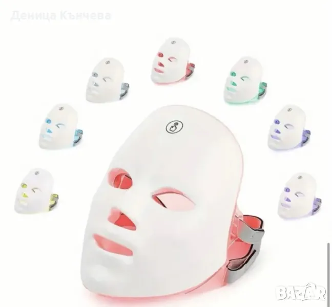 Козметична LED лед маска за фотон терапия светлинна терапия, снимка 1