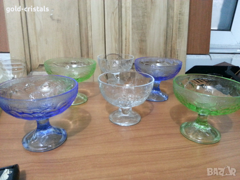 Стъклени чаши купи, снимка 1
