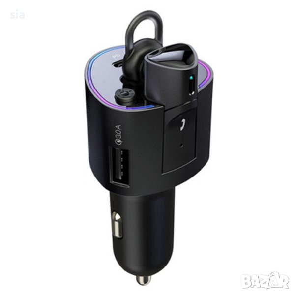 Слушалка блутут V16 + адаптер за зареждане, снимка 1