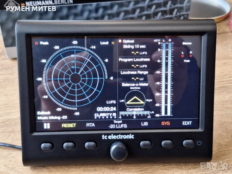 Аналайзер TC Electronic clarity m stereo, снимка 1