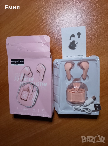 Слушалки Ultrapods Max Wireless 5.3 LED, снимка 1