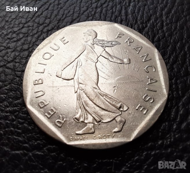 Монета 2 франка 1981 г. Франция - топ!, снимка 1