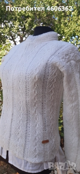 ръчно изплетен пуловер , снимка 1