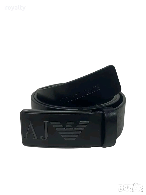Черен Мъжки Колан Естествена Кожа , снимка 1