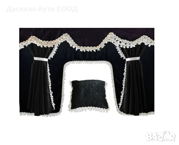 Спален комплект пердета за камион от 5 части за DAF MAN SCANIA RENAULT, снимка 1