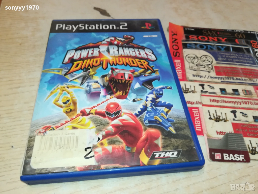 SONY PS2 GAME-POWER RANGERS DVD 2711250923, снимка 1