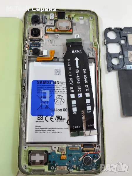 Samsung a34 A346B блок захранване бутони камера заден капак батерия лентов кабел слушалка звънец сим, снимка 1