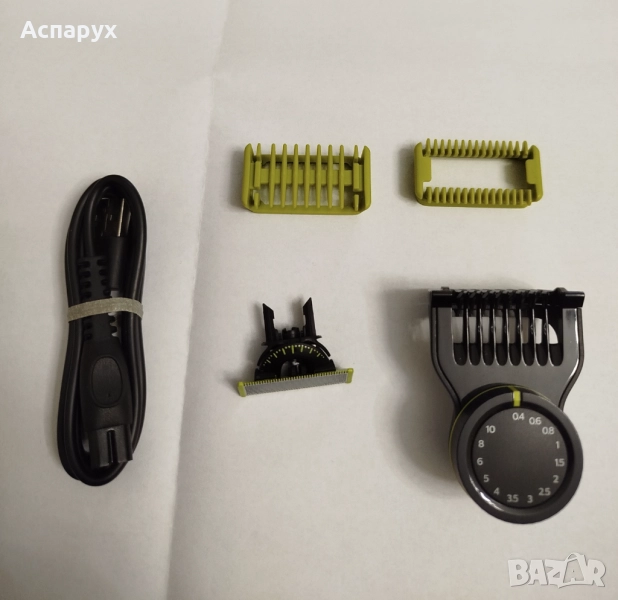 Кабел за зареждане,ножче гребен с 14 настройки за дължина за тример за брада Филипс PHILIPS OneBlade, снимка 1