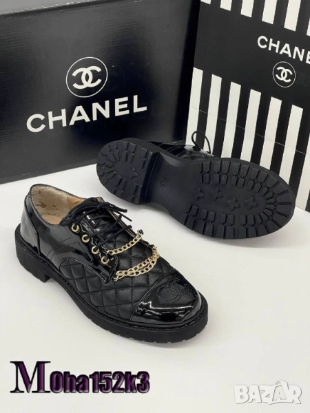 дамски маратонки от естествена кожа chanel, снимка 1