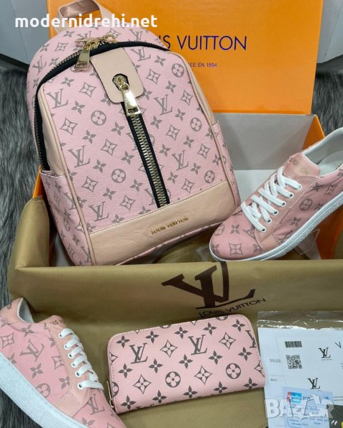 Дамска раница спортни обувки и портфейл Louis Vuitton код 152, снимка 1