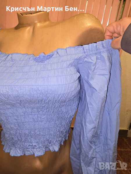 Бюстие с падащо ръкавче /м , снимка 1