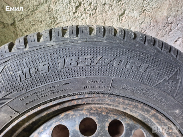 Комплект гуми с джанти-14", снимка 2 - Гуми и джанти - 53564259