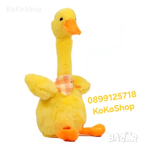 Танцуващо и говорещо пате - повтаря всичко