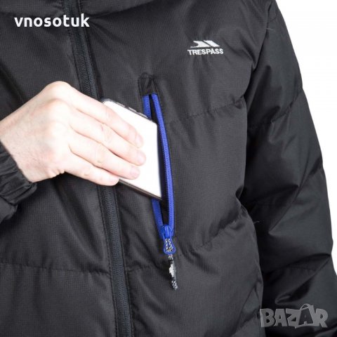Мъжко яке   Trespass Black Blustery Male Padded Jacket-размер  XL , снимка 6 - Якета - 35863672