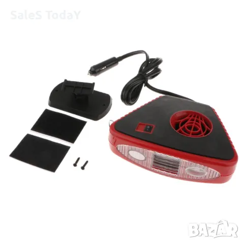 Печка за автомобил, с осветление, духалка за кола, Калорифер, нагревател 150W, 12V, снимка 7 - Аксесоари и консумативи - 34410526