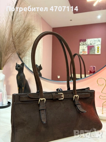 Кафява чанта H&M, снимка 2 - Чанти - 53749890