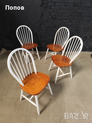 столове Windsor от Роуд Айлънд в бяло