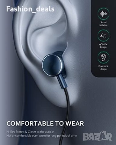 Нови Кабелни слушалки USB тип C с микрофон за телефон Samsung iPad, снимка 5 - Слушалки и портативни колонки - 40505630