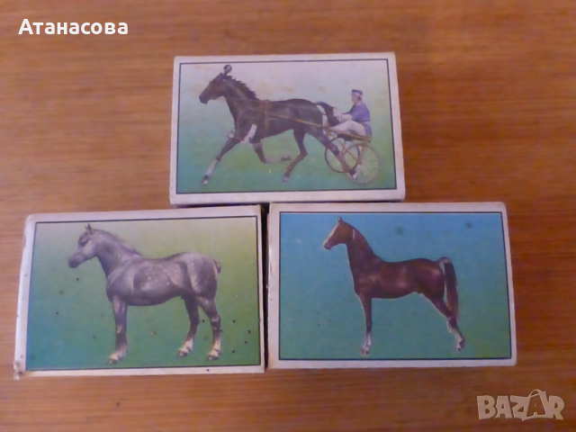 Кибрити 3 бр с коне кибрит с кон, снимка 2 - Колекции - 44688601