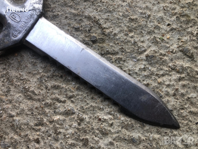 стар водолазен нож - MADE IN HUNGARY, снимка 3 - Ножове - 46403255