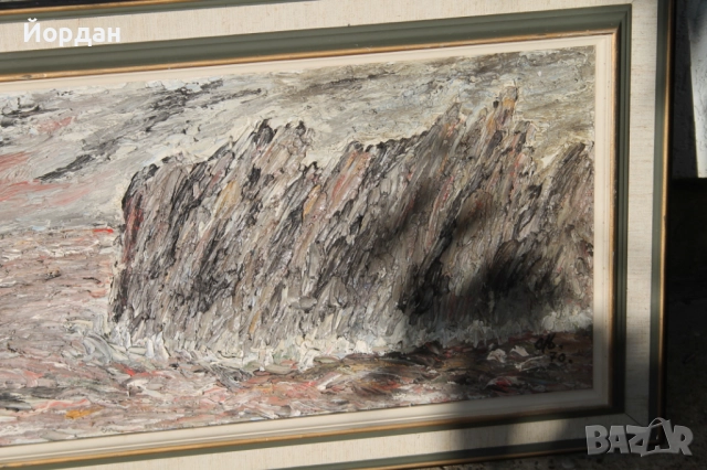 Стара картина ''Моркси Пейзаж'', снимка 4 - Картини - 52564933