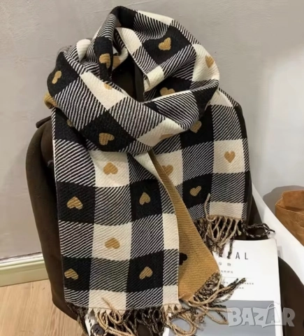 Нови красиви и елегантни дамски шалове, снимка 6 - Шалове - 52291768