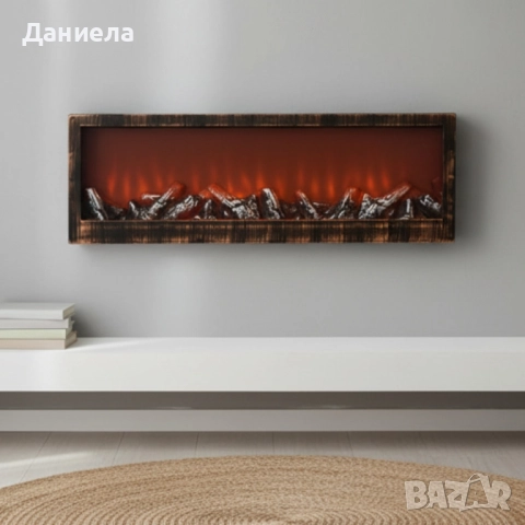 Изкуствена LED камина 24'' – уют и пламък без дим и поддръжка, снимка 4 - Други стоки за дома - 51928764