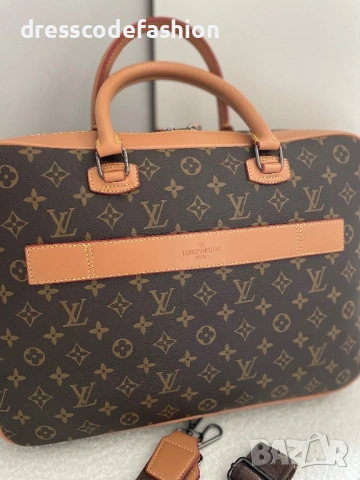 Кожена чанта за лаптоп Louis Vuitton , снимка 11 - Части за лаптопи - 53813605