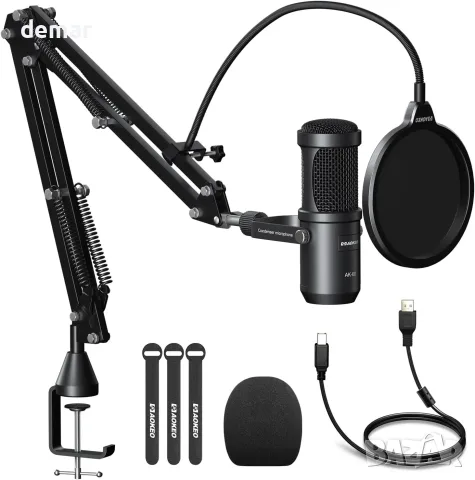 USB кондензаторен микрофон Aokeo AK-60s, 192 kHz/24 bit